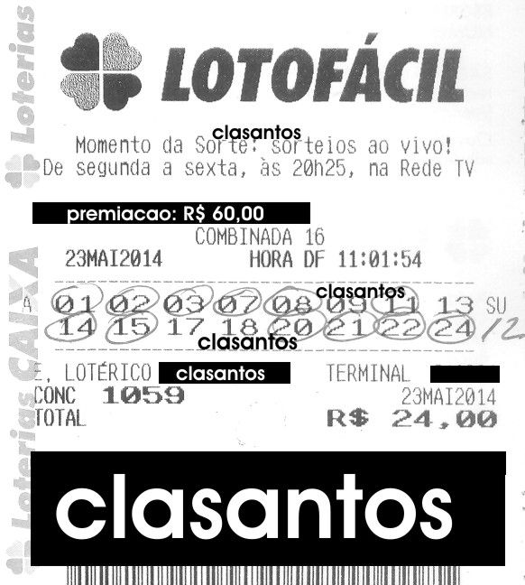 Lotofacil1059 clasantos
